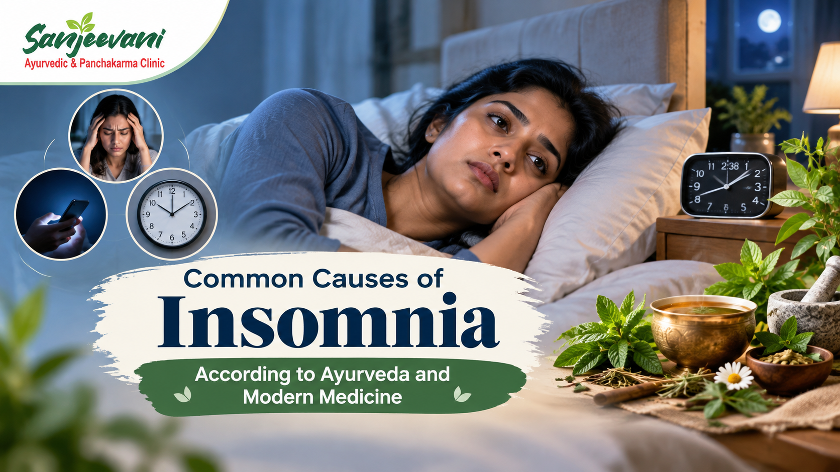 Common Causes of Insomnia According to Ayurveda and Modern Medicine